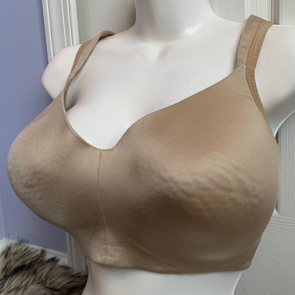 Lane Bryant Cacique Lined Satin No-Wire Bra